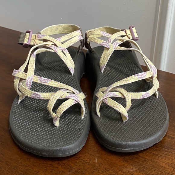 Chaco ZX2 Classic Cloud Orchid Yellow Purple Strap Sandal J105506 Women’s Sz 11 - Picture 4 of 8